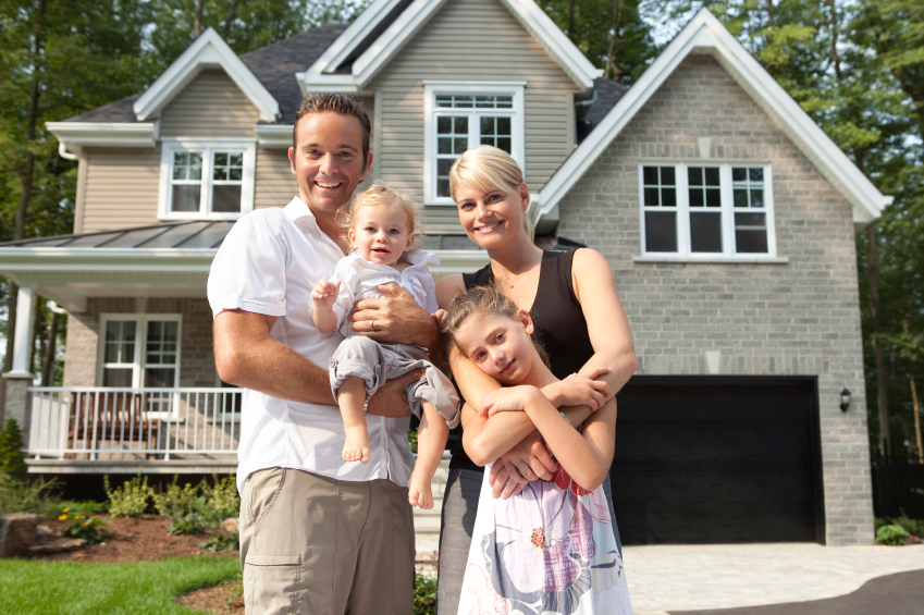 North Carolina family with home insurance